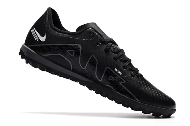 Nike Air Zoom Black and Volt Artificial Grass Soccer Shoes 3