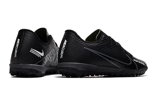 Nike Air Zoom Black and Volt Artificial Grass Soccer Shoes 7