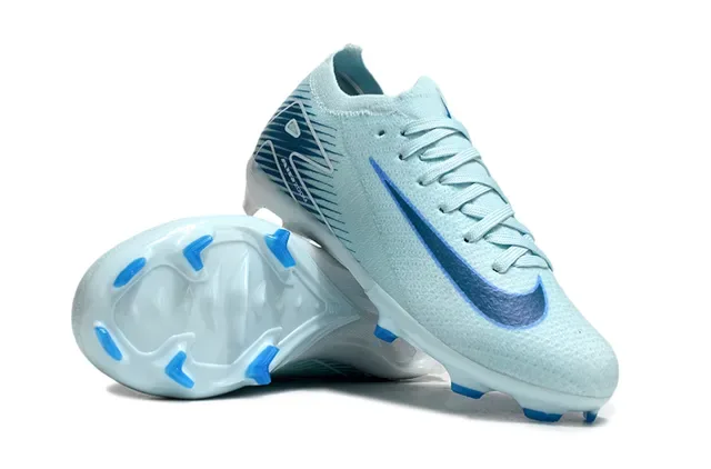 Nike Air Zoom Bleu Knit Upper Synthétique Dynamic Overlay Firm-Ground Chaussures de Football 2