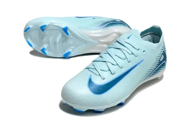 Nike Air Zoom Bleu Knit Upper Synthétique Dynamic Overlay Firm-Ground Chaussures de Football 3