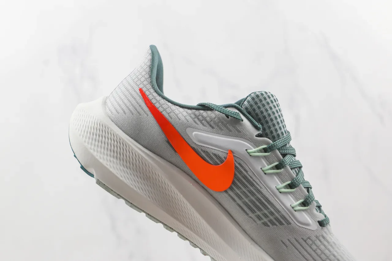 Nike Air Zoom Pegasus Cinza Laranja Turquesa Tênis 5