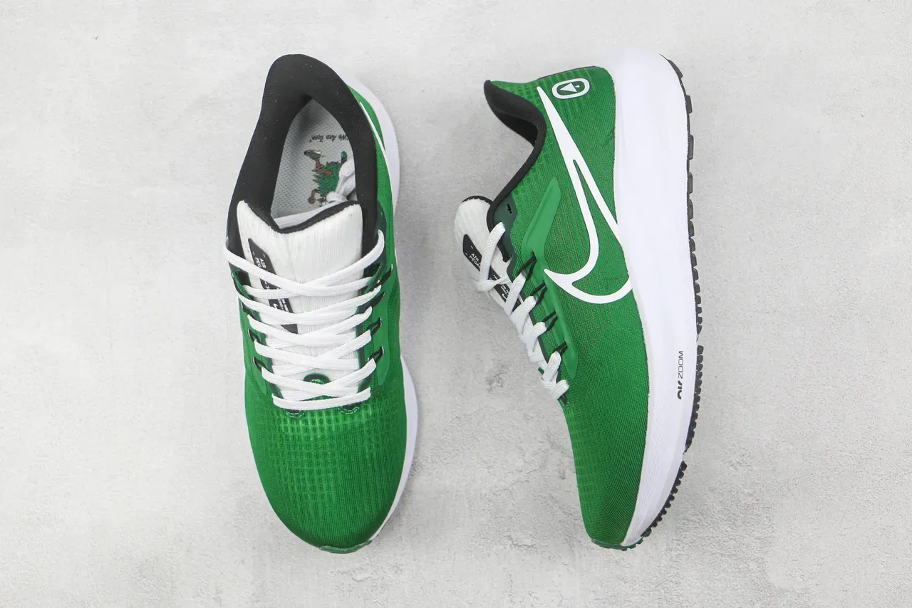 Nike Air Zoom Pegasus Vert Blanc Noir Chaussures Running 3
