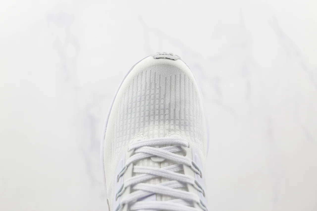 Nike Air Zoom Pegasus White and Gray Running Shoes 6