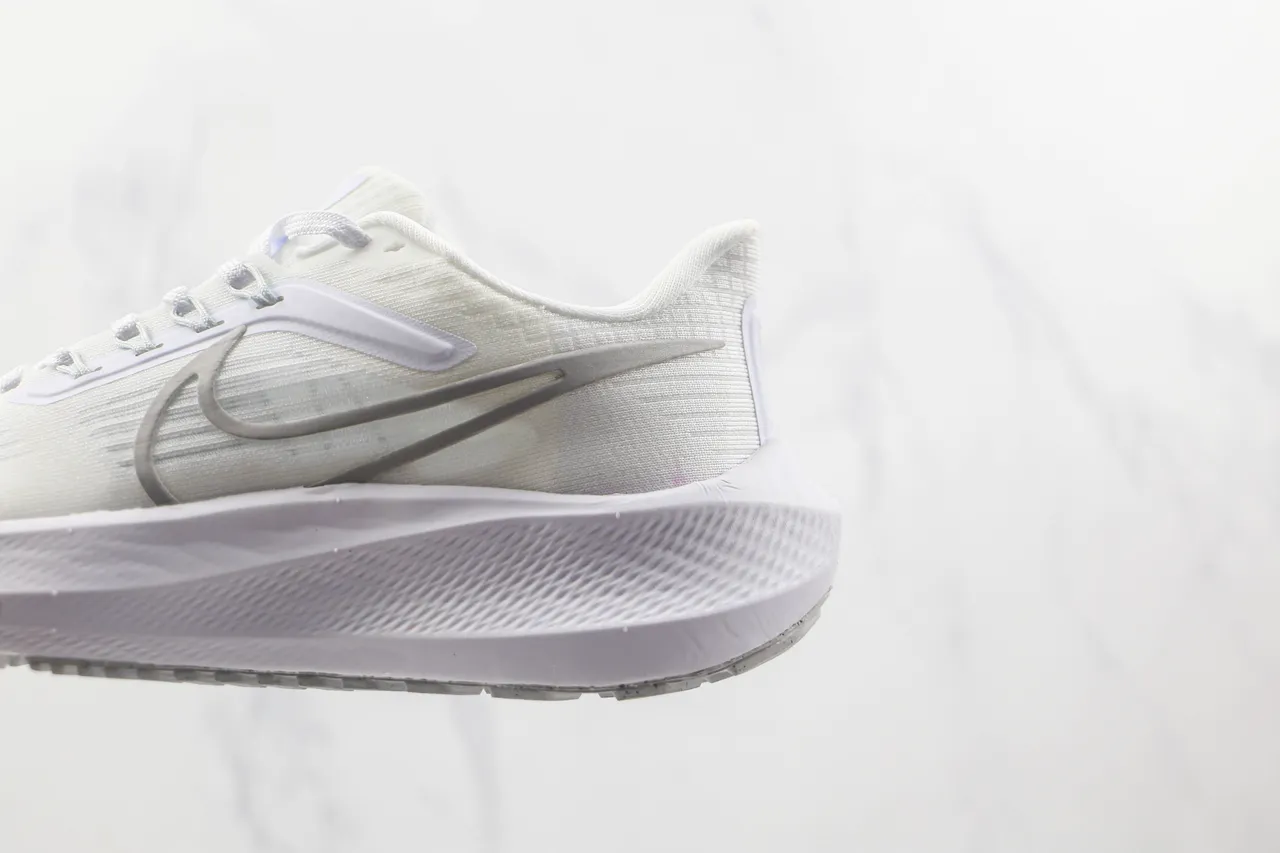 Nike Air Zoom Pegasus White and Gray Running Shoes 7