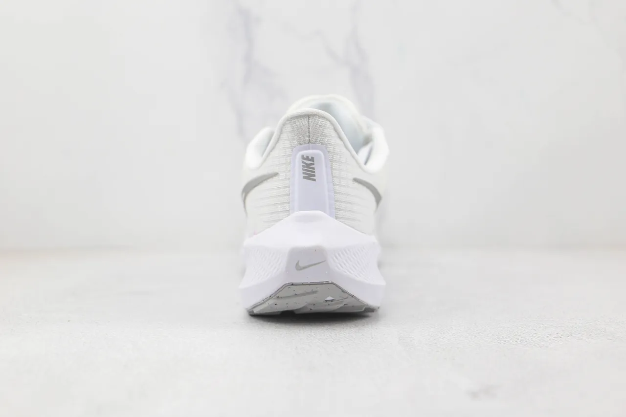 Nike Air Zoom Pegasus White and Gray Running Shoes 9