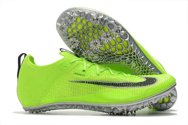 Nike Atomknit Track Spike White Pink Running Shoes 2