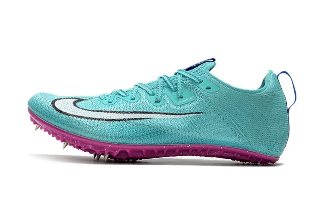 Nike Atomknit Track Spike White Pink Running Shoes 16
