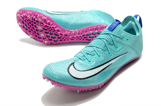 Nike Atomknit Track Spike White Pink Running Shoes 17