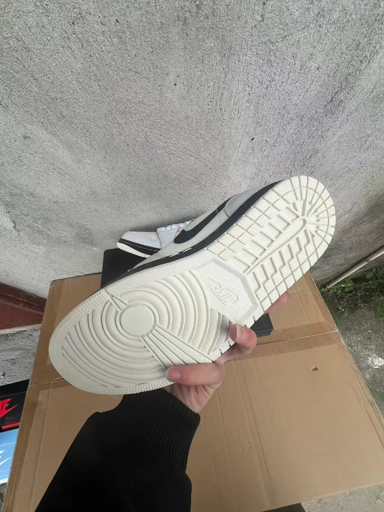 Nike Sneakers Lifestyle Beige Noir Low-Top Cupsole 6