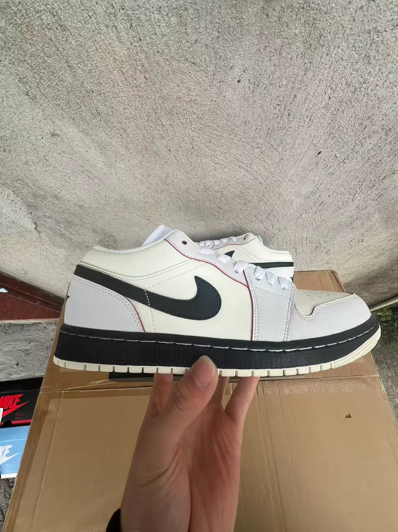 Nike Sneakers Lifestyle Beige Noir Low-Top Cupsole 7