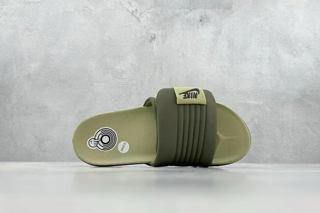 Nike Benassi JDI Olive Green Slippers 7