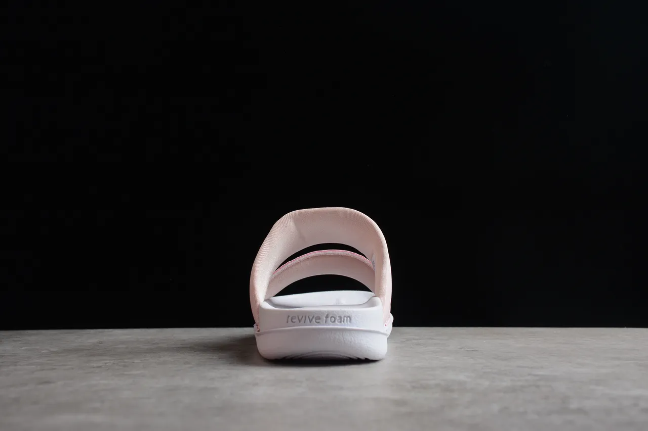 Nike Benassi JDI Pink and White Slippers 8