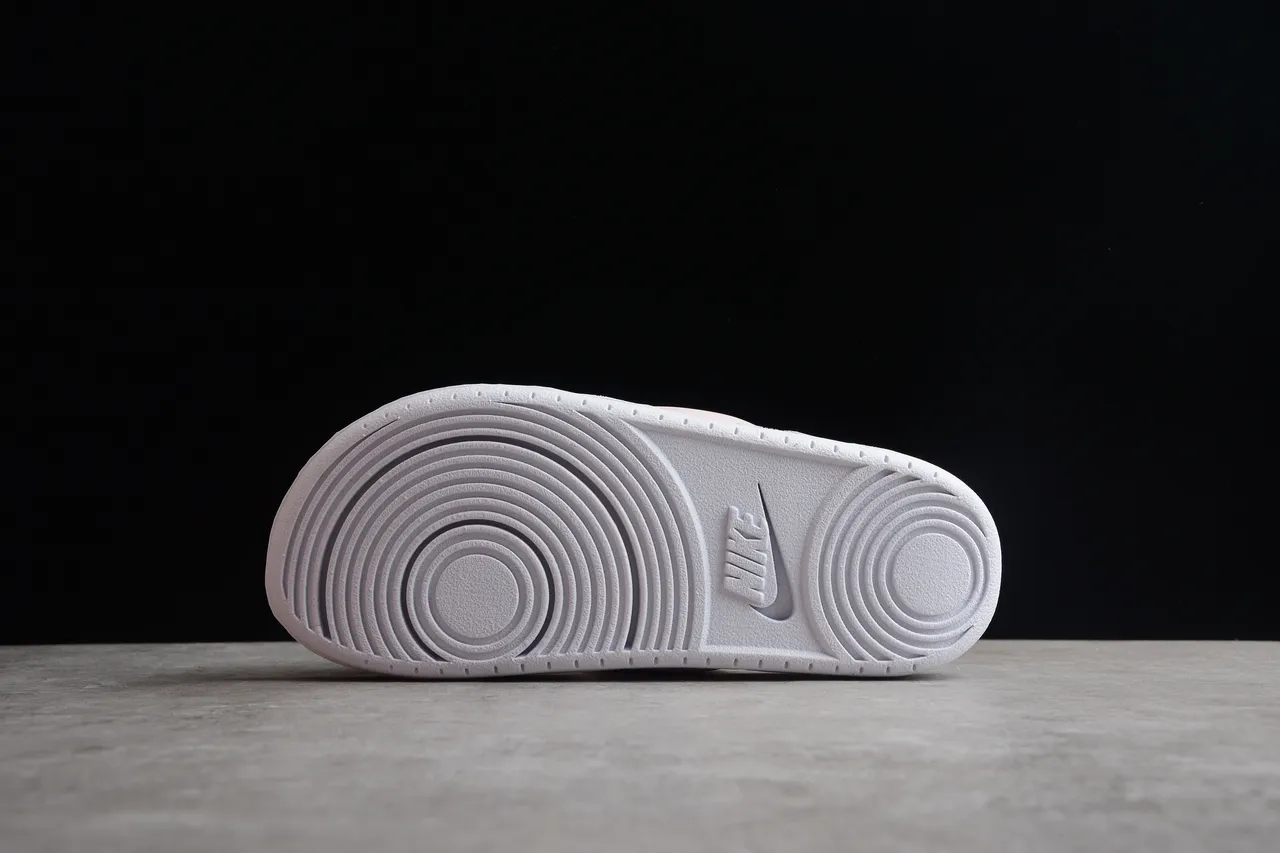 Nike Benassi JDI Pink and White Slippers 9