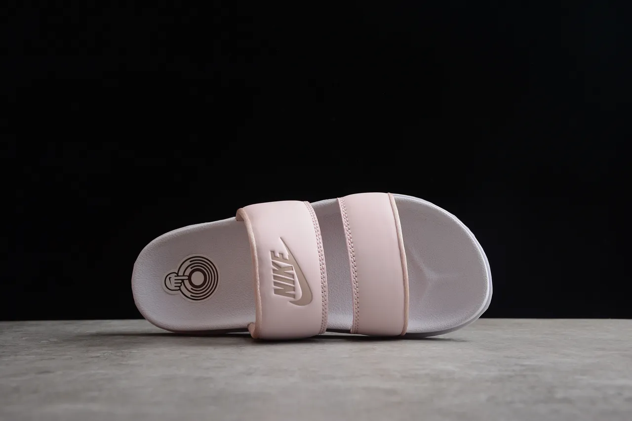 Nike Benassi JDI Pink and White Slippers 10