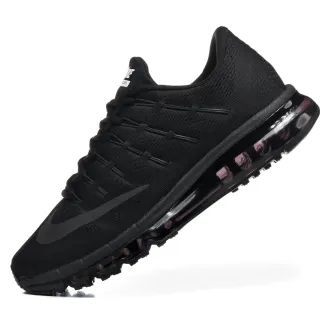 Nike Chaussures de running à tige en maille noire longueur complète unité d'air visible