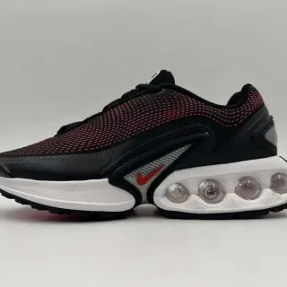 Nike Black Pink Visible Air Cushioning Pods Layered Synthetic Side Overlay Lifestyle Sneakers