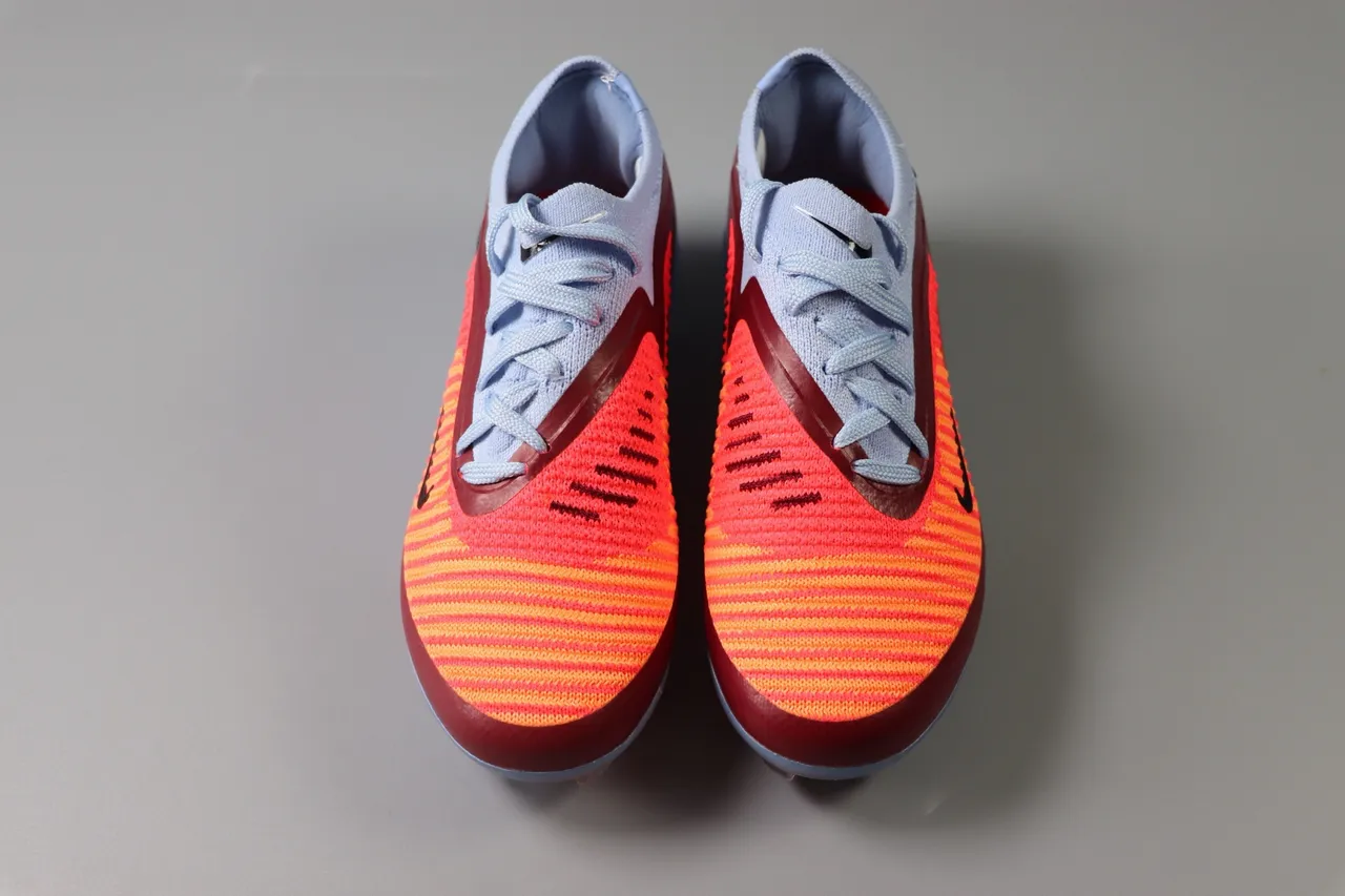 Nike Black Silver Low-Cut Knit Upper Asymmetrical Lacing Firm-Ground Soccer Shoes 21