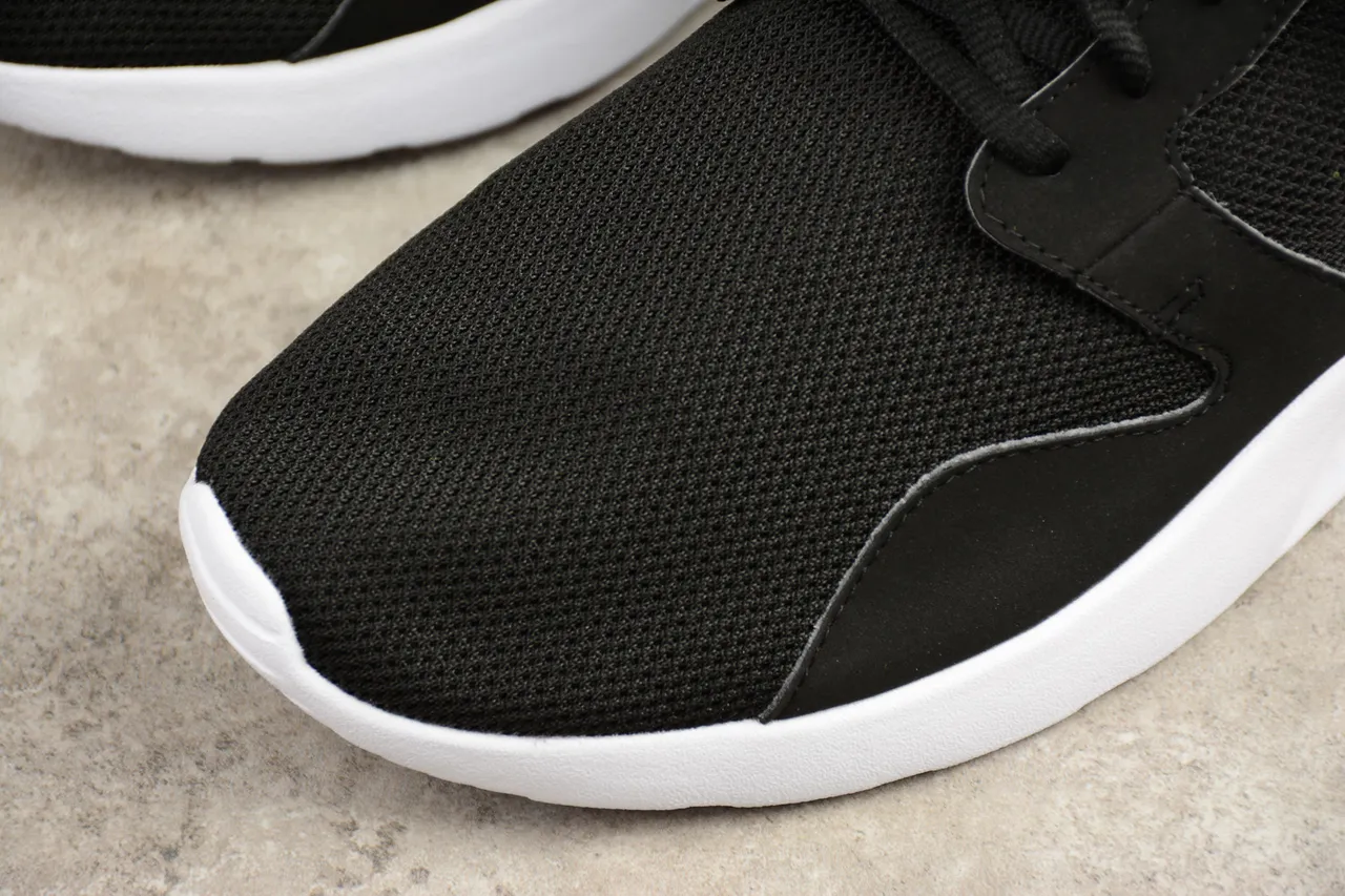 Nike Black White Mesh Upper Synthetic Overlays Lifestyle Sneakers 6