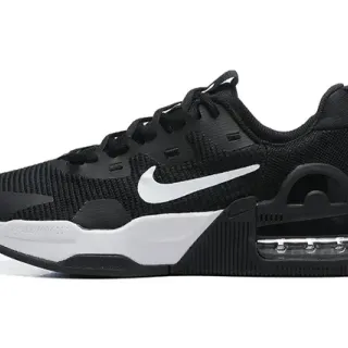 Nike Black White Mesh Upper Visible Air Unit Running Shoes