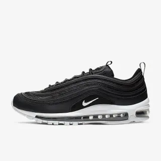 Nike Black White Wavy Layered Upper Visible Air Cushioning Lifestyle Sneakers