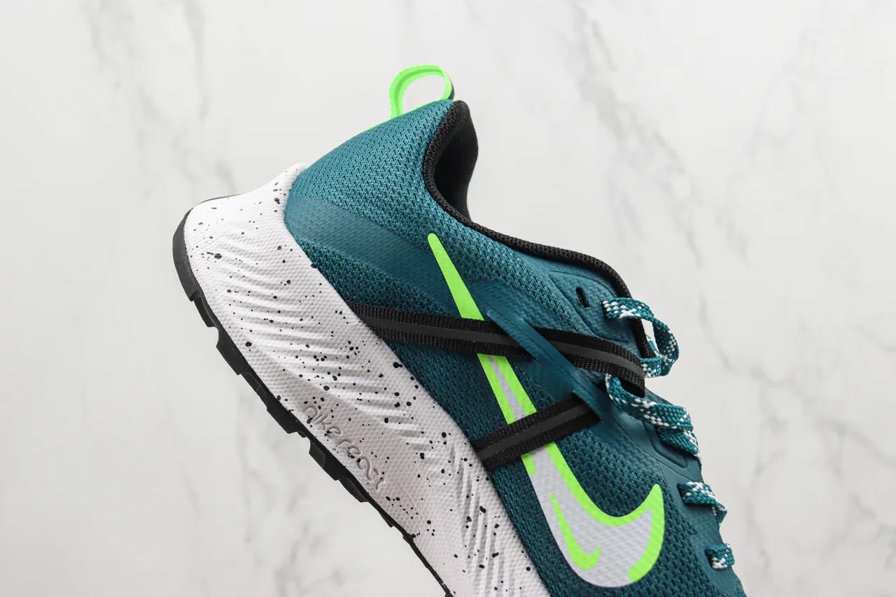 Nike Bleu Vert GORE-TEX Imperméable Tacheté Semelle intermédiaire Chaussures de course 5