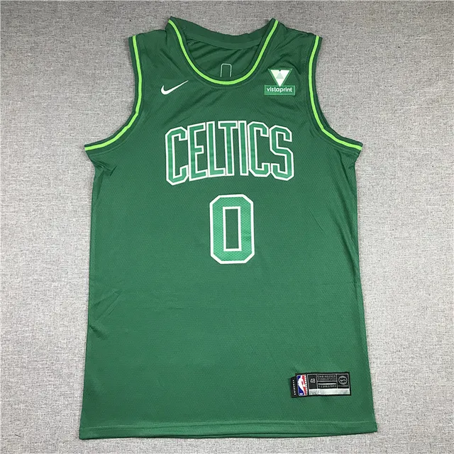 Nike Boston Celtics Jayson Tatum Reward Edition Maillot sans manches en maille tricotée verte 2