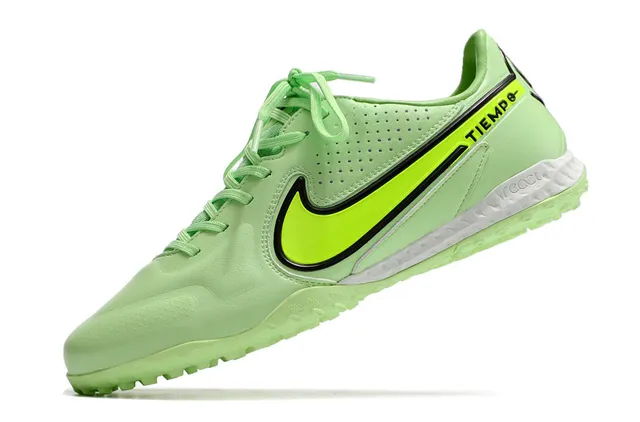 Nike Marron Noir Métallique Rose-Or Synthétique Supérieur Perforé Boîte d'orteils Pelouse Football Chaussures 3