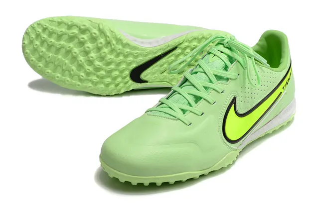 Nike Marron Noir Métallique Rose-Or Synthétique Supérieur Perforé Boîte d'orteils Pelouse Football Chaussures 4