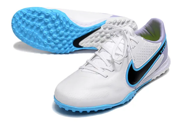 Nike Marron Noir Métallique Rose-Or Synthétique Supérieur Perforé Boîte d'orteils Pelouse Football Chaussures 24