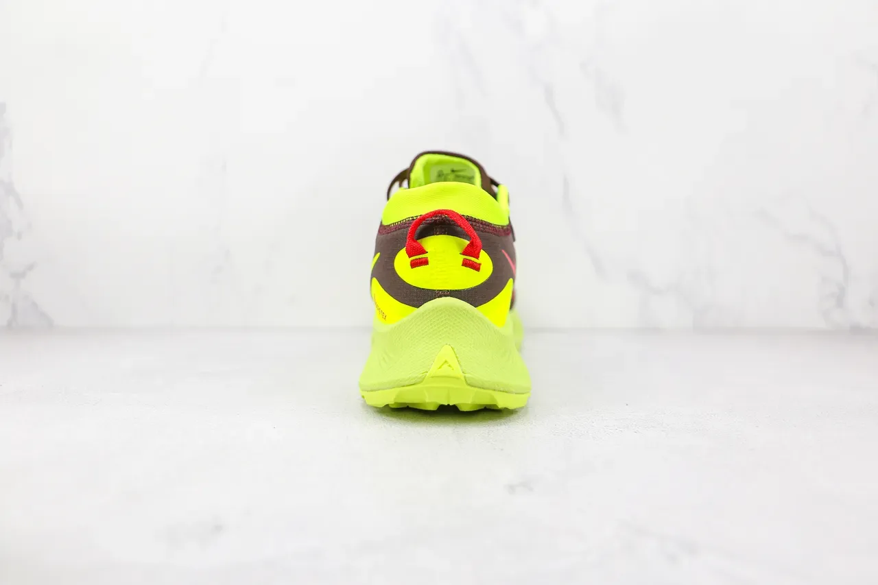 Nike Trail Silhouette GORE-TEX Chaussures de Running Imperméables Marron Jaune 9