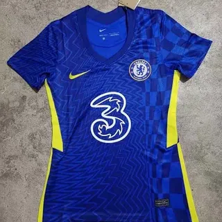 Nike Chelsea FC 2020–21 Third Blue Yellow V-Neck Jersey