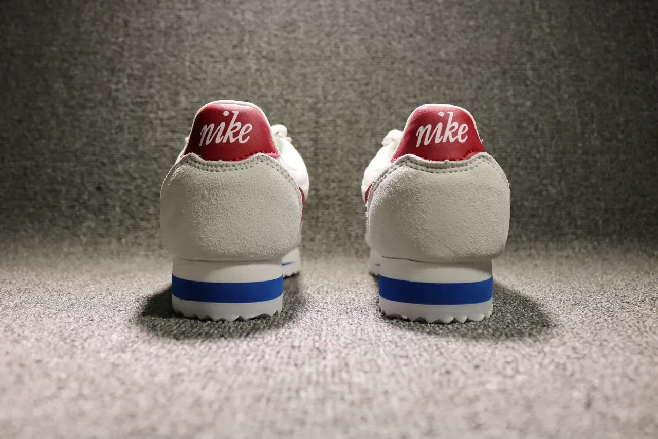 Nike Cortez White Red Blue Lifestyle Sneakers 6