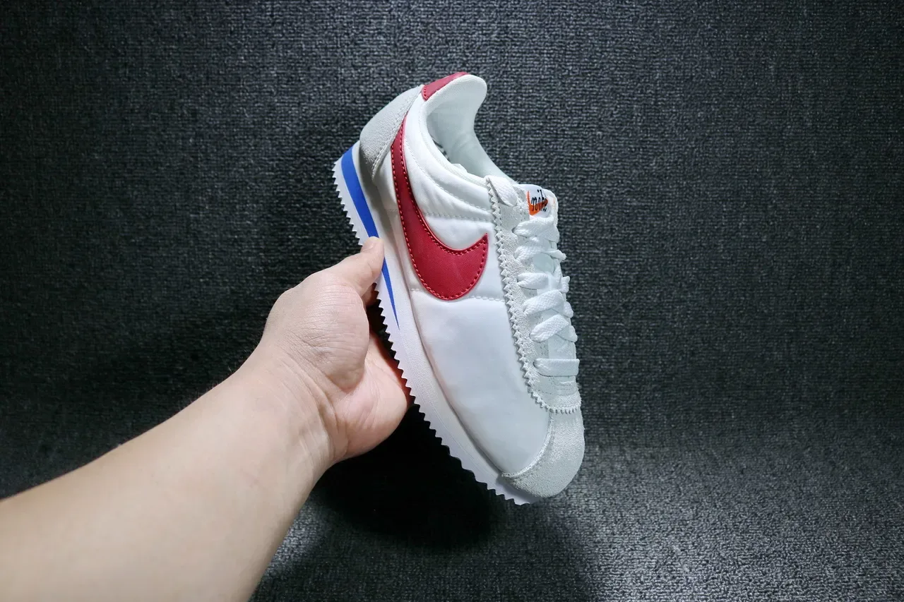 Nike Cortez White Red Blue Lifestyle Sneakers 9
