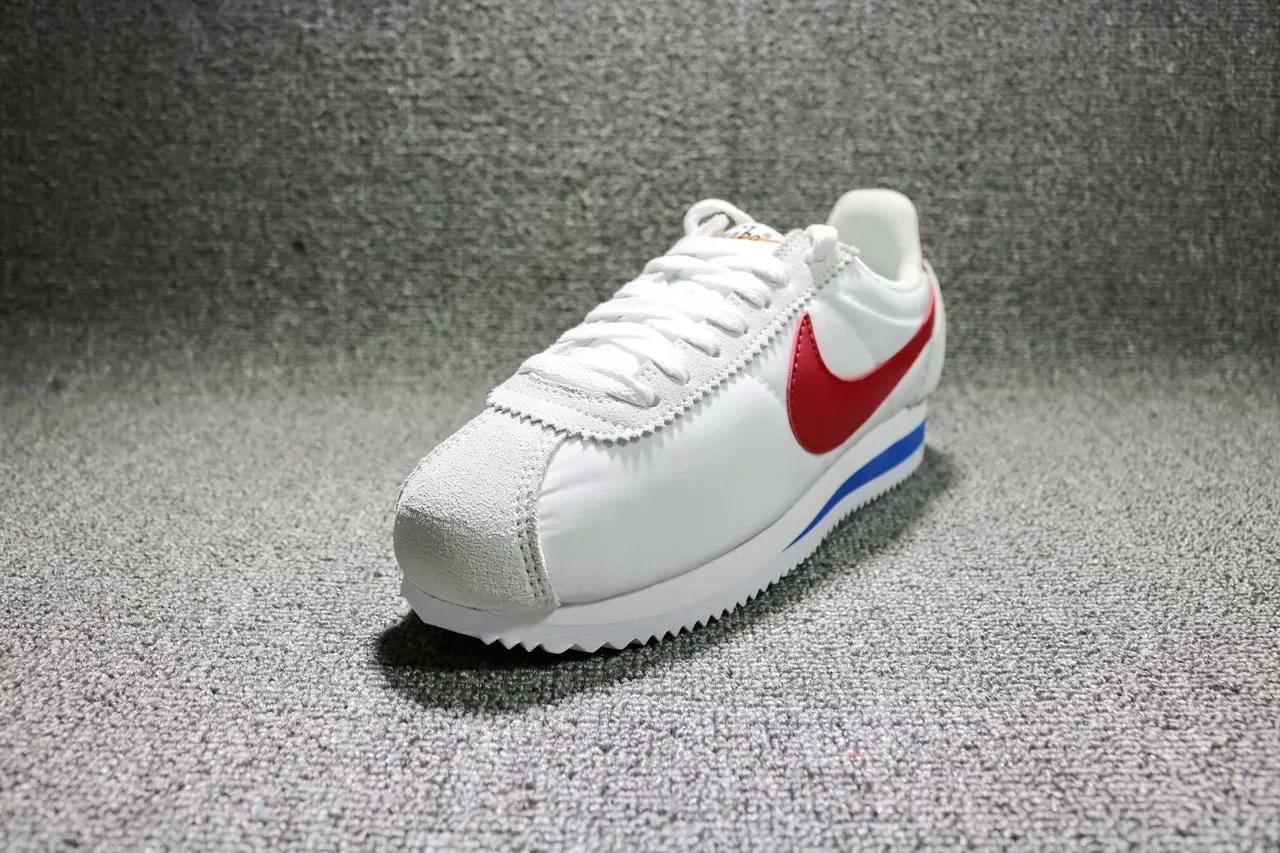 Nike Cortez White Red Blue Lifestyle Sneakers 12
