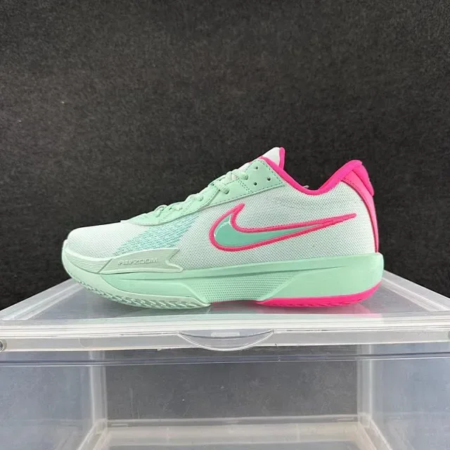 Nike Court Legacy Green Pink Mesh Upper Lifestyle Sneakers 2