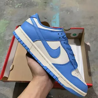 Nike Dunk Low Tênis Lifestyle Azul e Creme