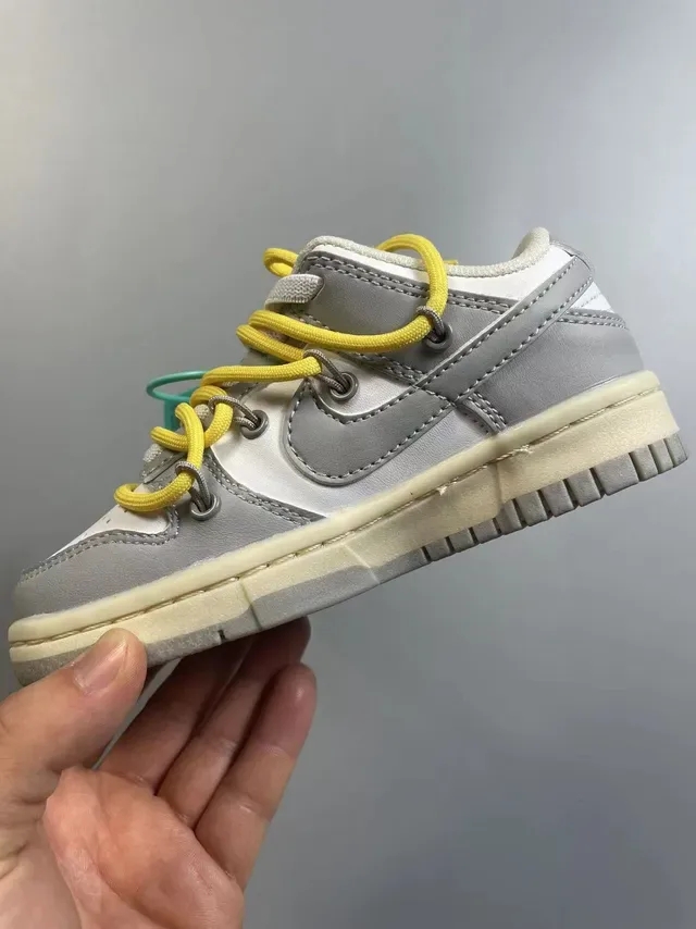 Nike Dunk Low Gray White Lifestyle Sneakers 8
