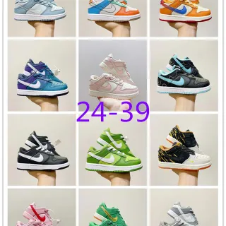 Nike Dunk Low Light Blue and Gray Lifestyle Sneakers