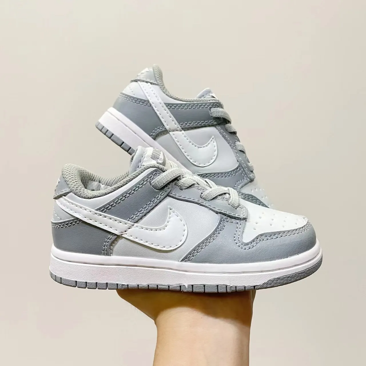 Nike Dunk Low Light Blue and Gray Lifestyle Sneakers 9