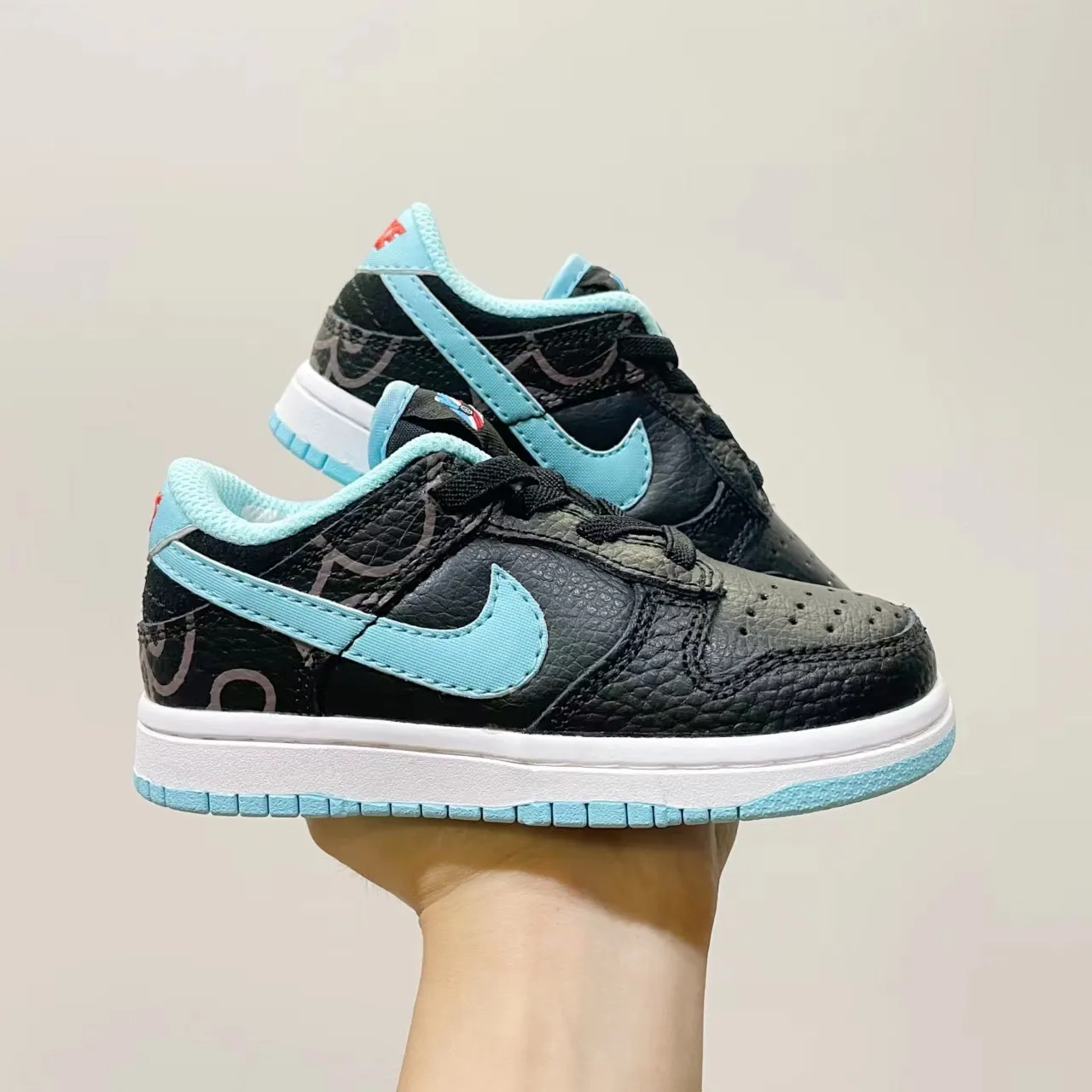 Nike Dunk Low Light Blue and Gray Lifestyle Sneakers 12