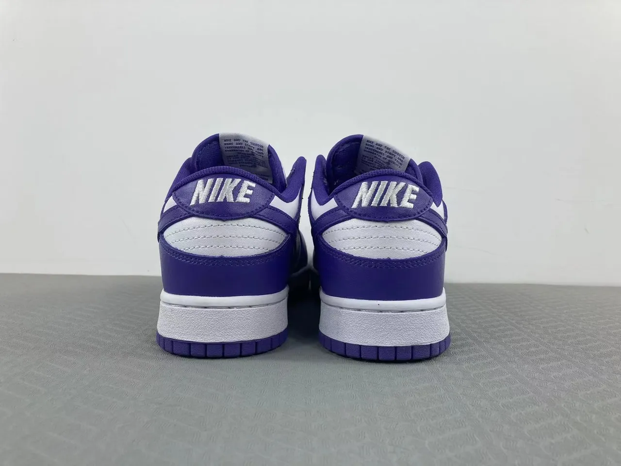 Nike Dunk Low Purple and White Lifestyle Sneakers 18