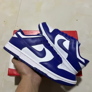 Nike Dunk Low Royal Blue and White Lifestyle Sneakers