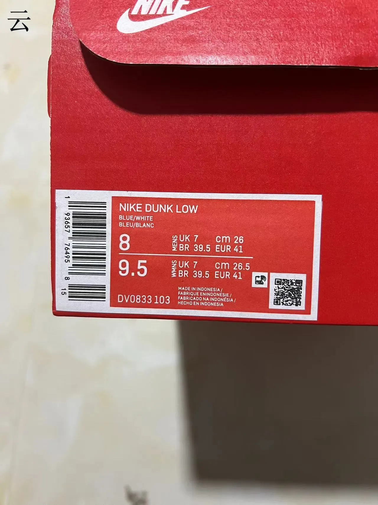 Nike Dunk Low Royal Blue and White Lifestyle Sneakers 10