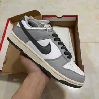 Nike Dunk Low White Gray Black Lifestyle Sneakers