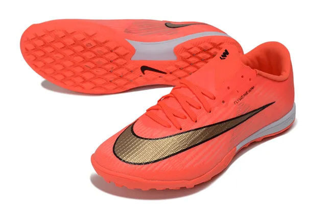 Nike Flyweave Ultra Naranja Plata Césped Zapatos de Fútbol 4