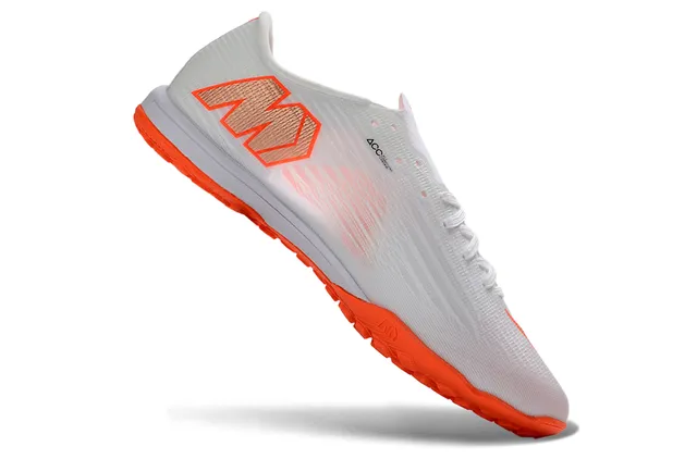 Nike Flyweave Ultra Chaussures de Football Blanc Oranges Pour Pelouse Artificielle 2