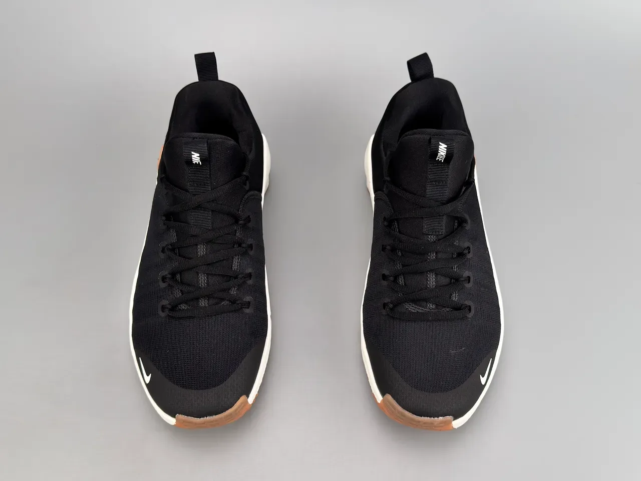 Nike Free RN Black White Knit Upper Flex-Groove Midsole Lifestyle Sneakers 9