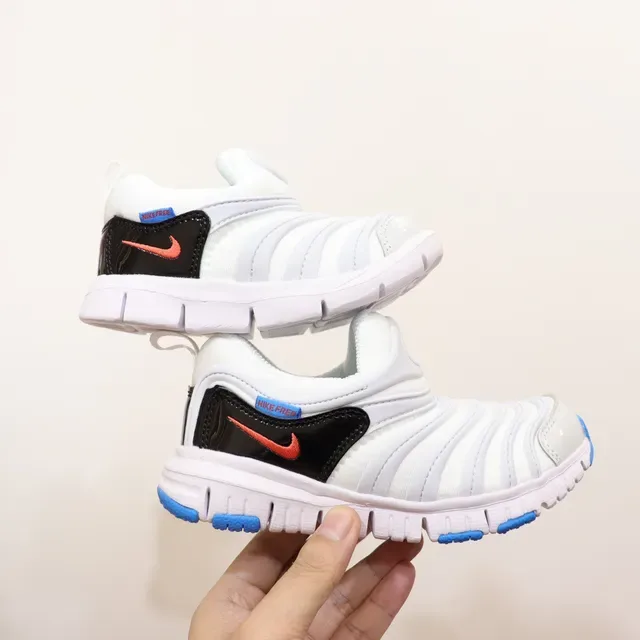 Nike Free RN Kids Slip-On Wave-Print Lifestyle Sneakers 6