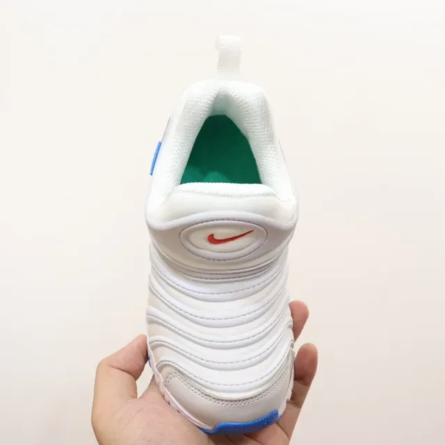 Nike Free RN Kids Slip-On Wave-Print Lifestyle Sneakers 17