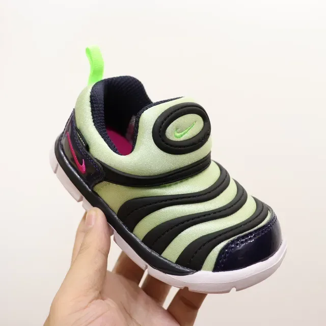 Nike Free RN Kids Slip-On Wave-Print Lifestyle Sneakers 21